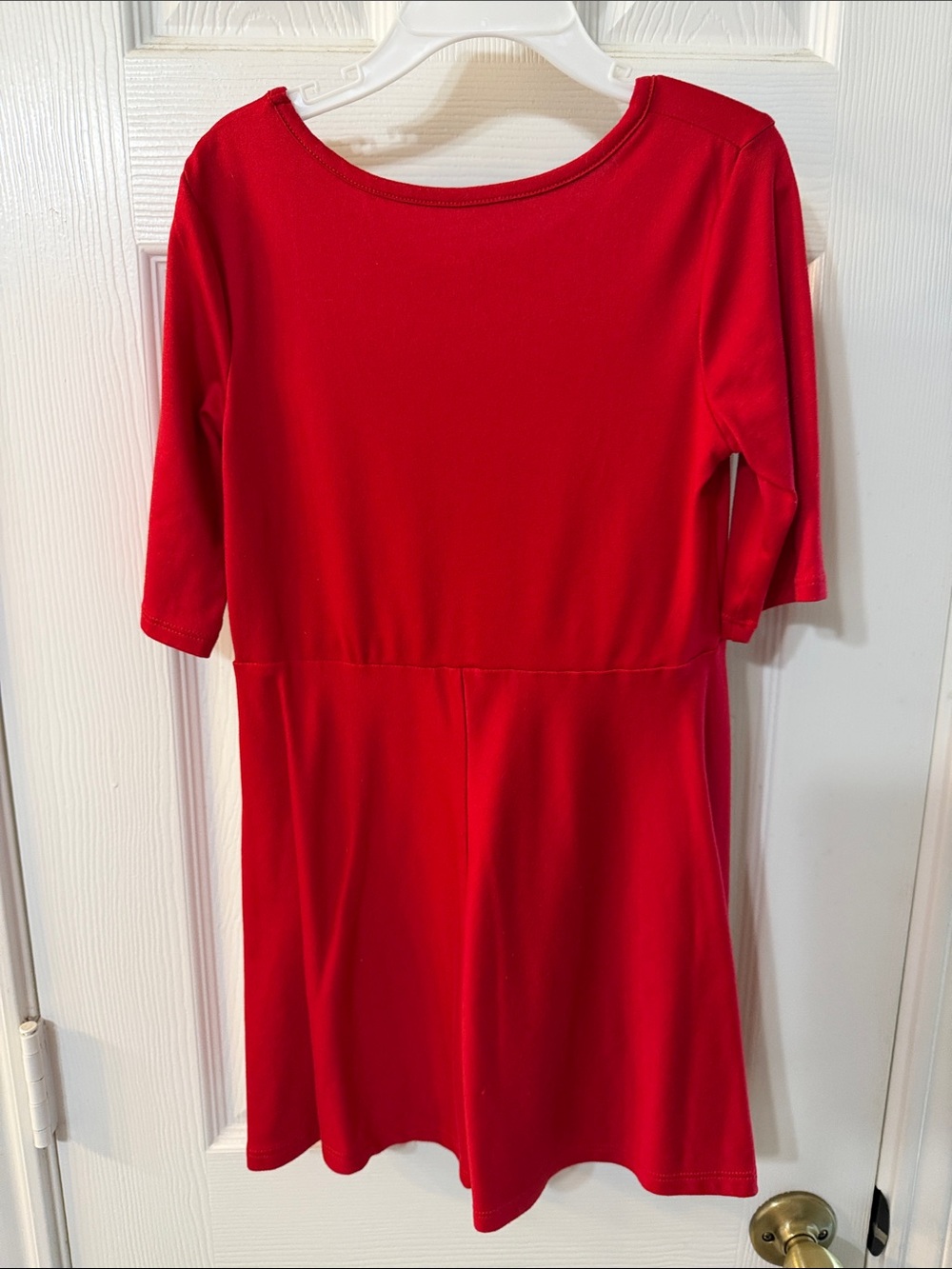 Holiday Wishes Gingerbread Girls Red Dress Size 6/6x - Picture 2 of 3
